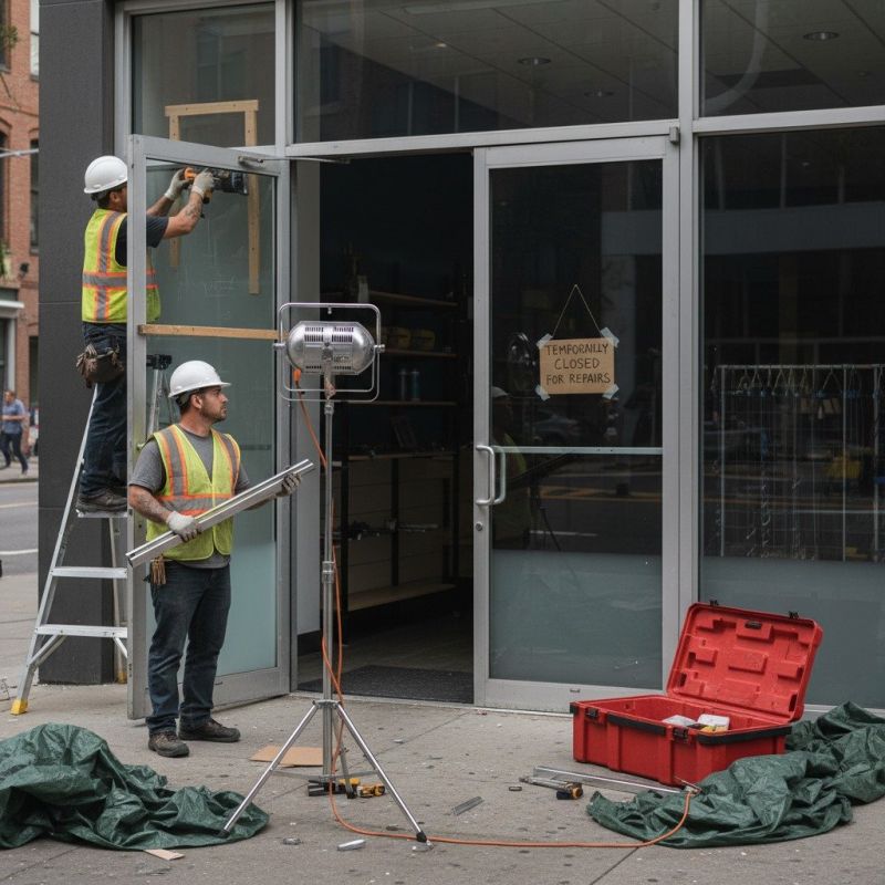Commercial Glass Door Repair